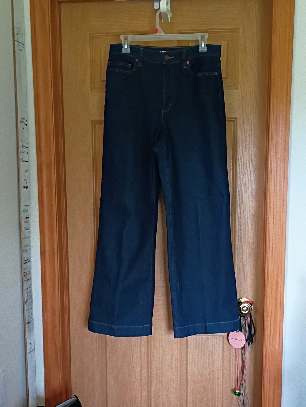 Lands End High Rise Wide Leg Jeans
